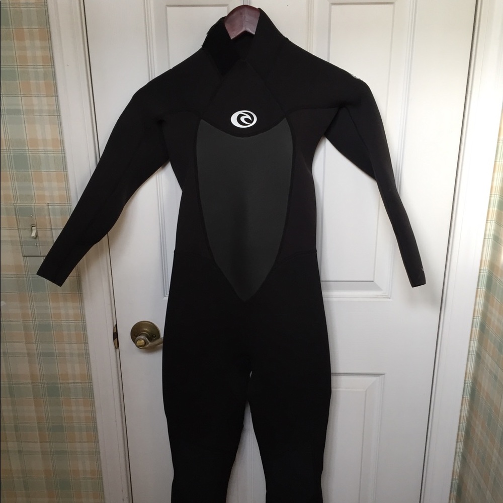 Rip Curl Womens Black Omega 3/2 FL Wetsuit Size 6